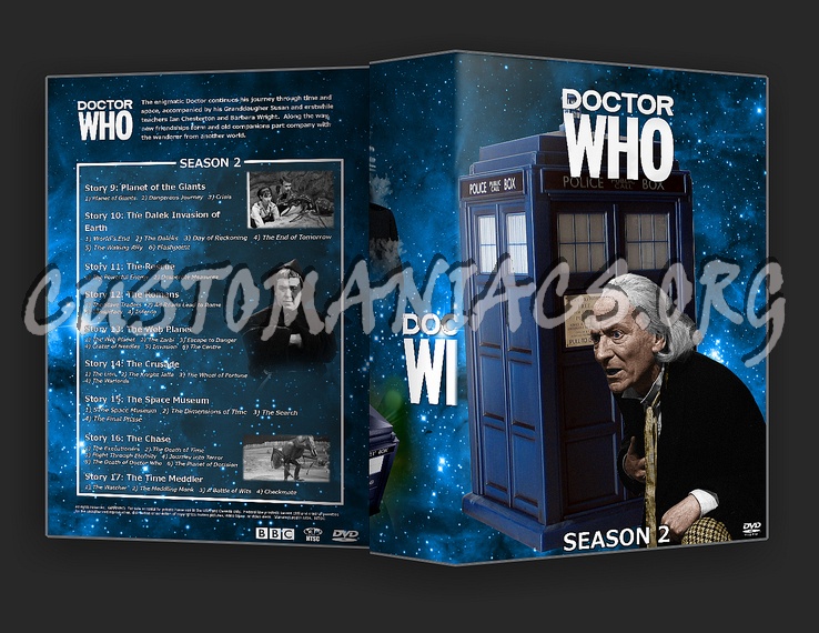 Doctor Who Spanning Spine dvd cover