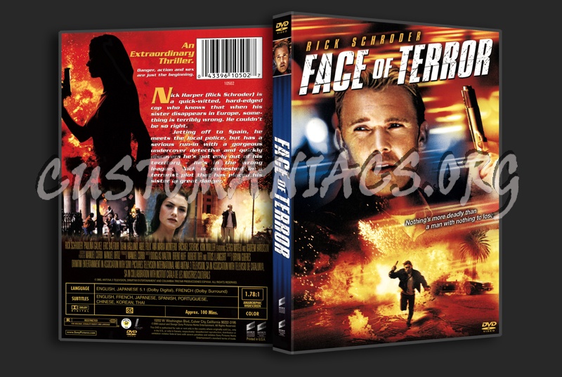 Face Of Terror dvd cover