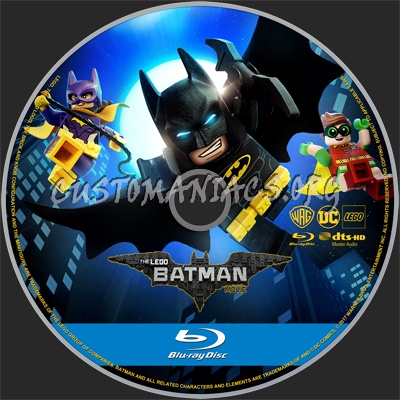 The LEGO Batman Movie (2017) blu-ray label