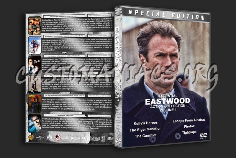 Essential Eastwood Action Collection - Volume 1 dvd cover