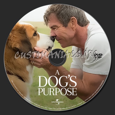 A Dog's Purpose dvd label