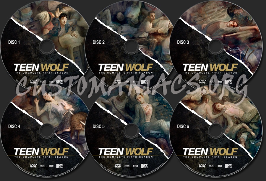 Teen Wolf - The Complete Fifth Season dvd label
