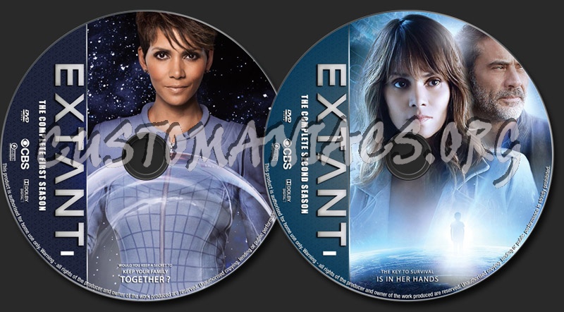 Extant Seasons 1-2 dvd label