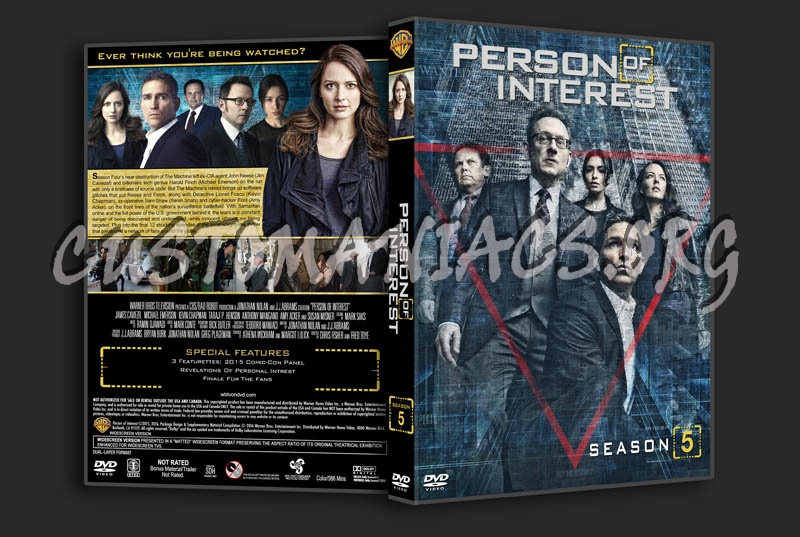 Person of Inteest - Seasons 1-5 (3240x2175) dvd cover