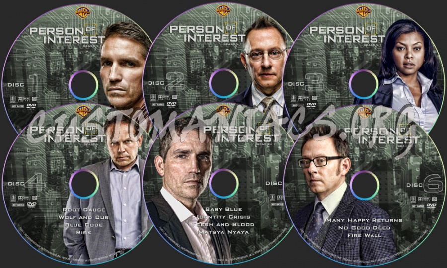 Person of Inteest - Season 1 dvd label