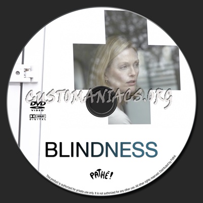 Blindness dvd label