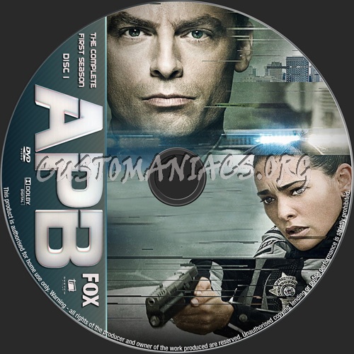 APB Season 1 dvd label