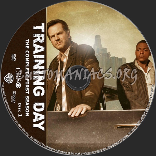 Training Day Season 1 dvd label