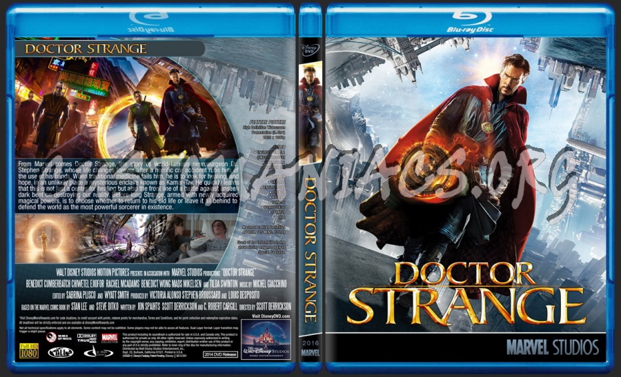 Doctor Strange - Marvel Collection blu-ray cover