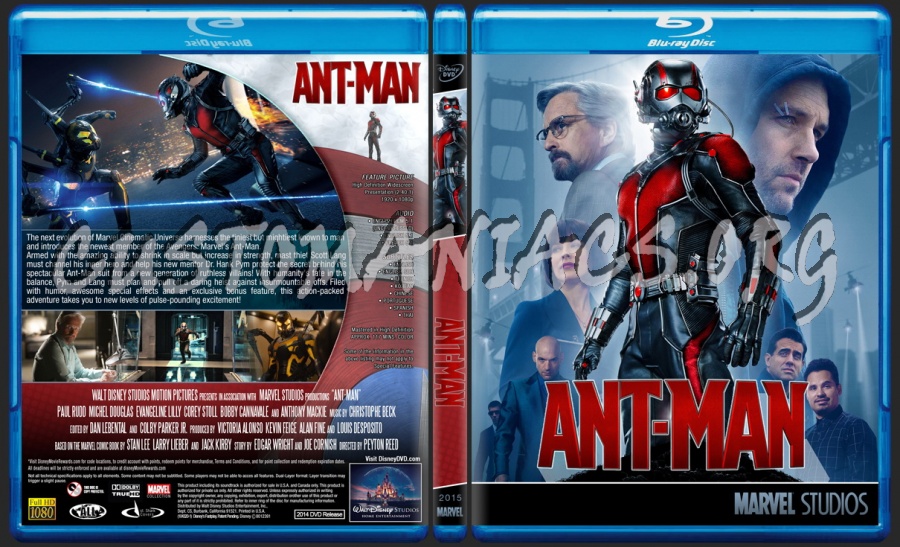 Ant-Man - Marvel Collection blu-ray cover