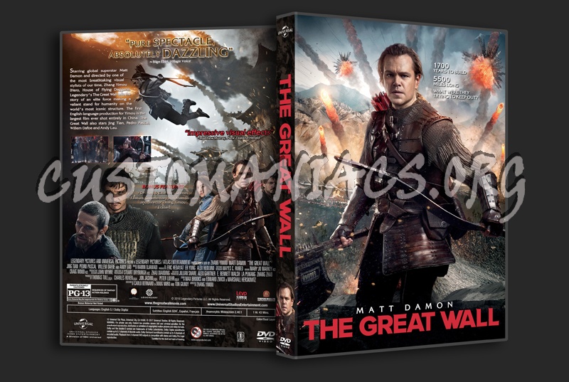 The Great Wall dvd cover