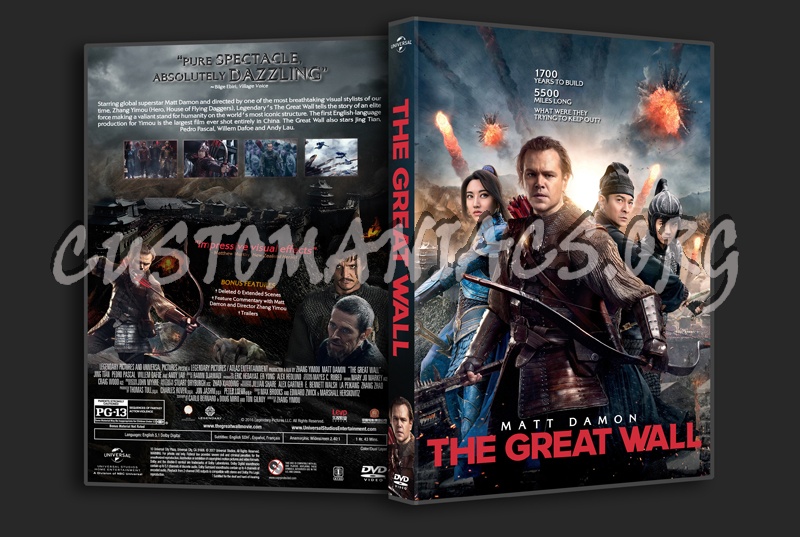 The Great Wall dvd cover