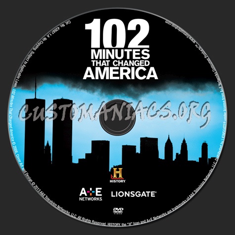 102 Minutes That Changed America dvd label