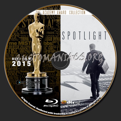 Academy Awards Collection - Spotlight blu-ray label