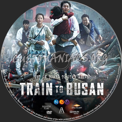 Train To Busan dvd label