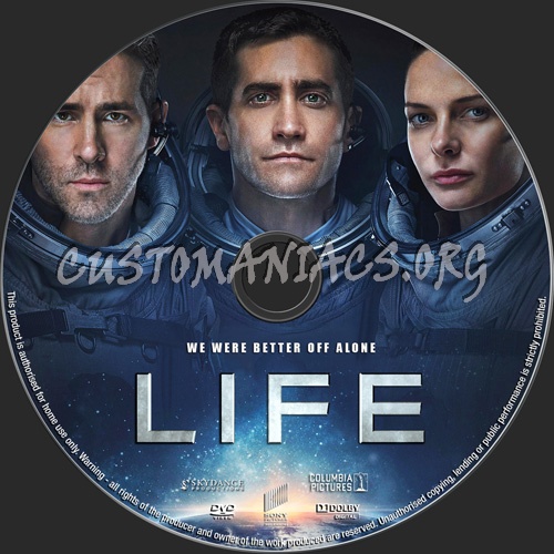 Life dvd label