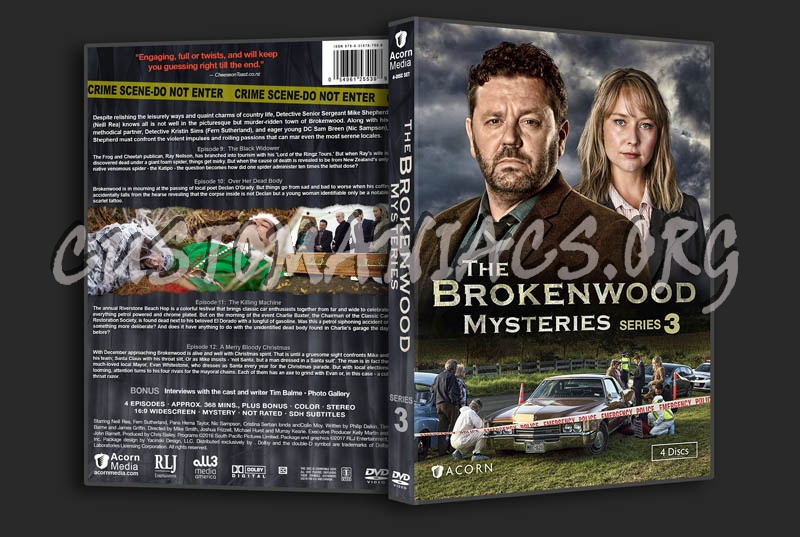 The Brokenwood Mysteries - Series 3 dvd cover
