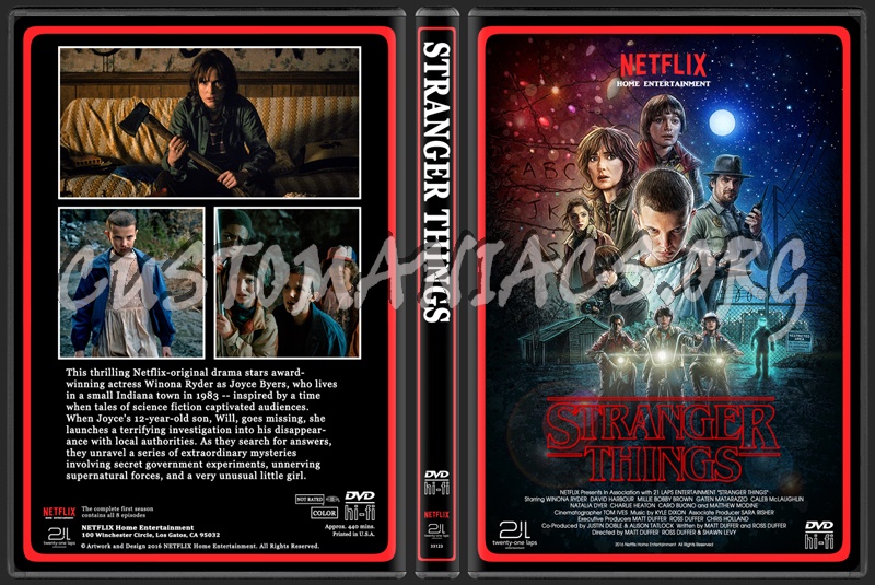 Stranger Things - Season 1 dvd cover