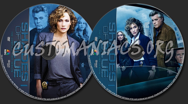 Shades Of Blue Seasons 1-2 dvd label