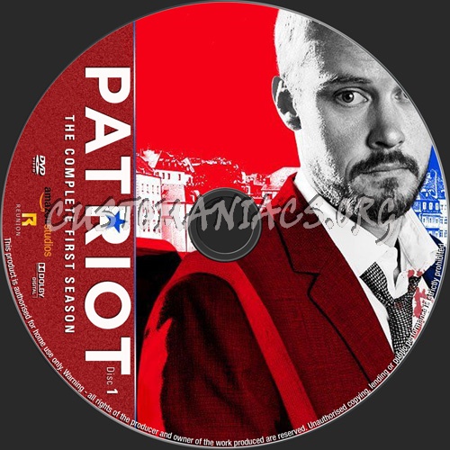 Patriot Season 1 dvd label