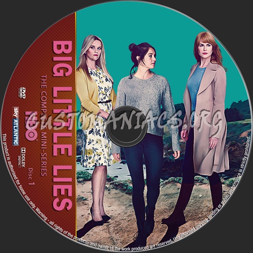 Big Little Lies Mini-Series dvd label