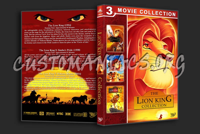 The Lion King Collection dvd cover