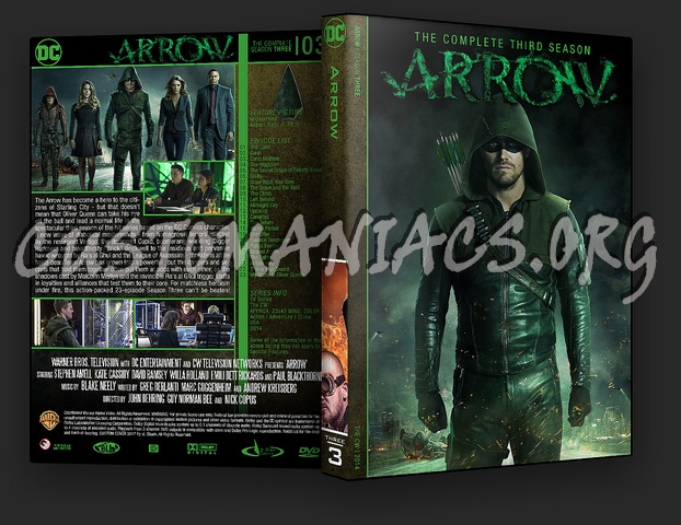 Arrow dvd cover