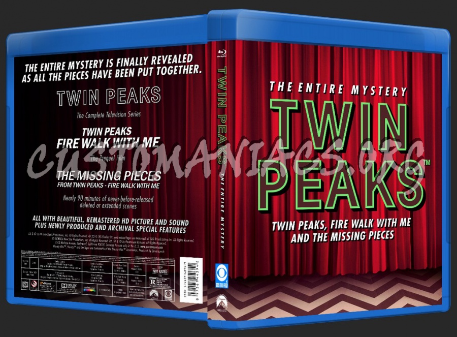 Twin Peaks The Entire Mystery blu-ray cover - DVD Covers & Labels 