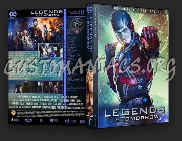 Legends of the Tomorrow dvd cover