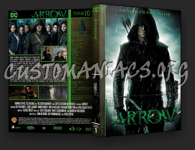 Arrow season 1-4 dvd cover