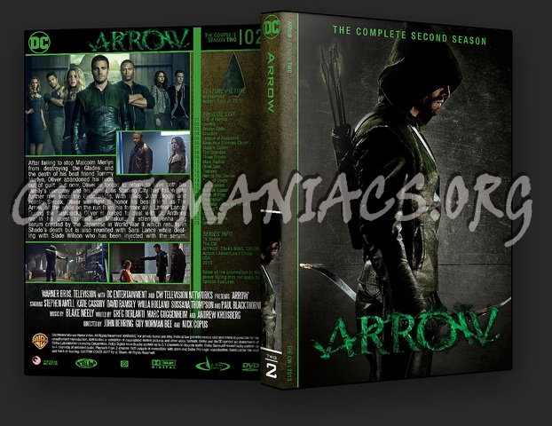 Arrow season 1-4 dvd cover