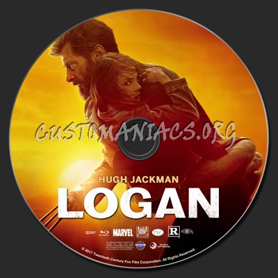 Logan blu-ray label