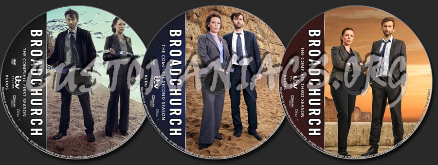 Broadchurch Seasons 1-3 dvd label