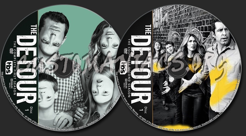 The Detour Seasons 1-2 dvd label