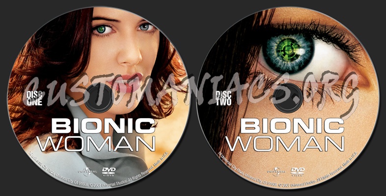 Bionic Woman dvd label