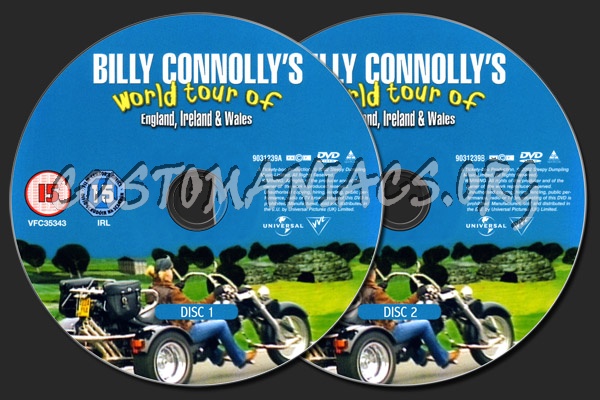 Billy Connolly's World Tour of England, Ireland and Wales dvd label