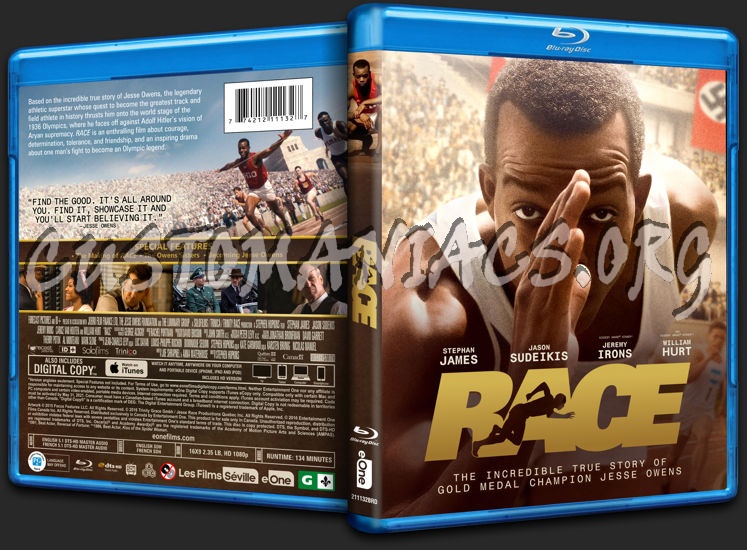 Race (2016) blu-ray cover