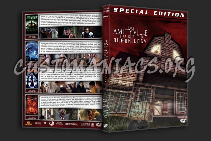 The Amityville Horror Quadrilogy dvd cover