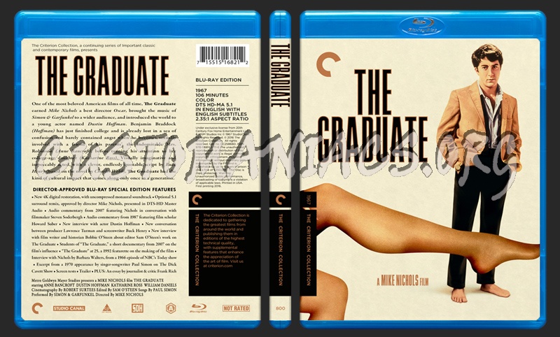 800 - The Graduate blu-ray cover