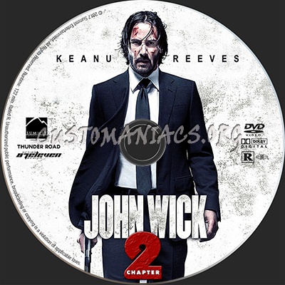 John Wick: Chapter 2 dvd label