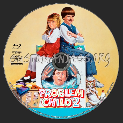 Problem Child 2 blu-ray label