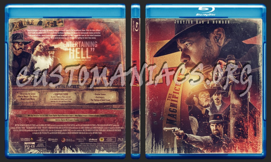 The Magnificent Seven blu-ray cover