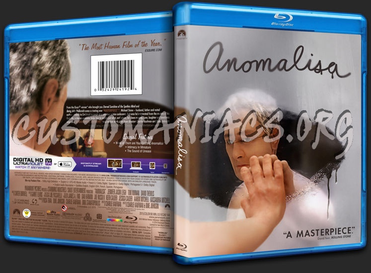 Anomalisa blu-ray cover