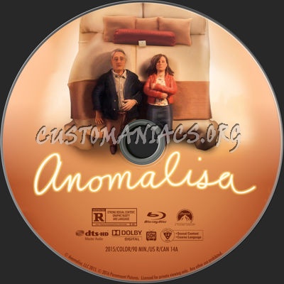 Anomalisa blu-ray label