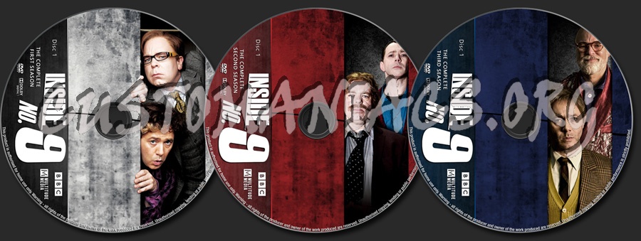 Inside No 9 Seasons 1-3 dvd label