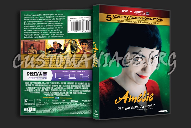 Amelie dvd cover