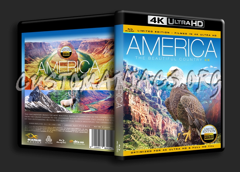 America the Beautiful Country 4K blu-ray cover