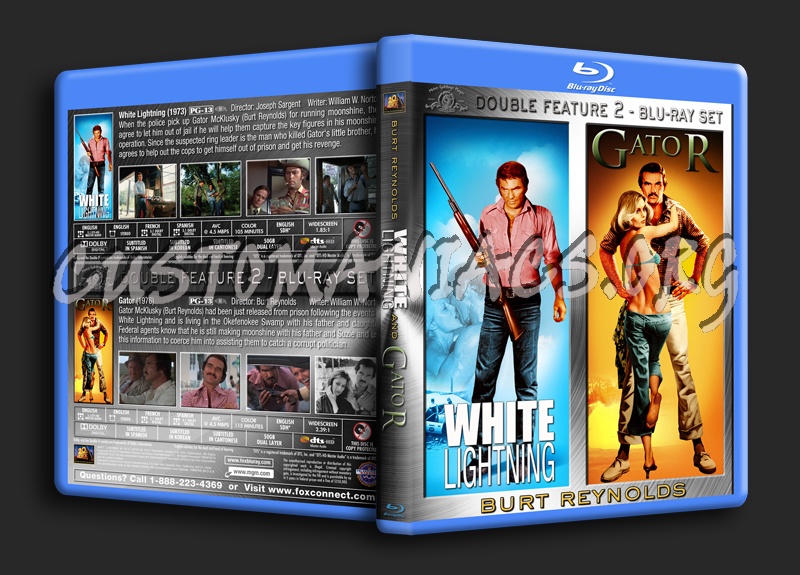 White Lightning & Gator Double Feature blu-ray cover