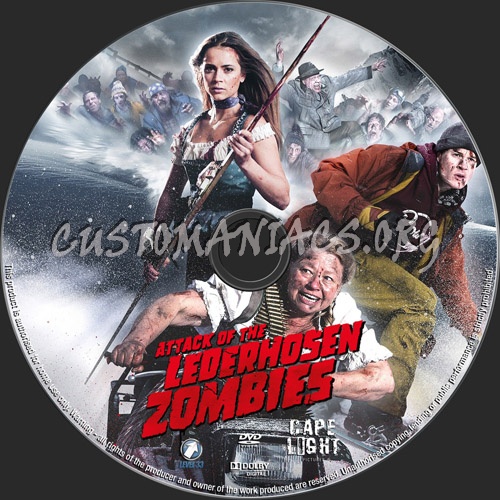 Attack Of The Lederhosen Zombies dvd label