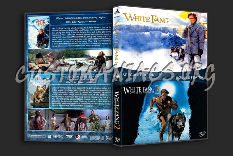White Fang Double Feature dvd cover